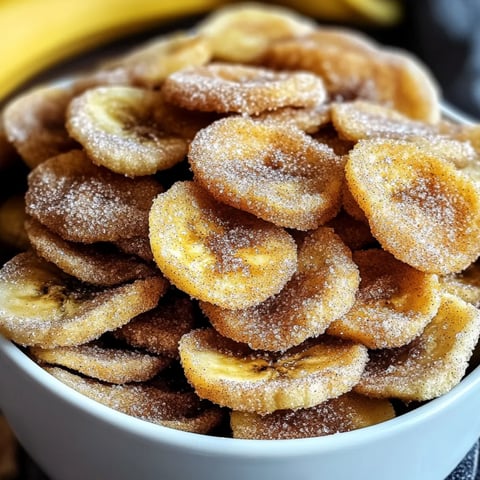 Eine Schale Bananenchips.