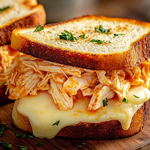 Ein Sandwich mit Fleisch und Käse auf einem Holztisch.