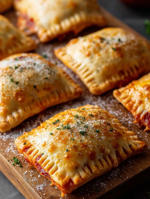 Mini Pizzataschen als Snackidee