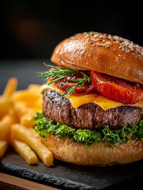 Ein Texas Toast Pizza aus dem Airfryer.