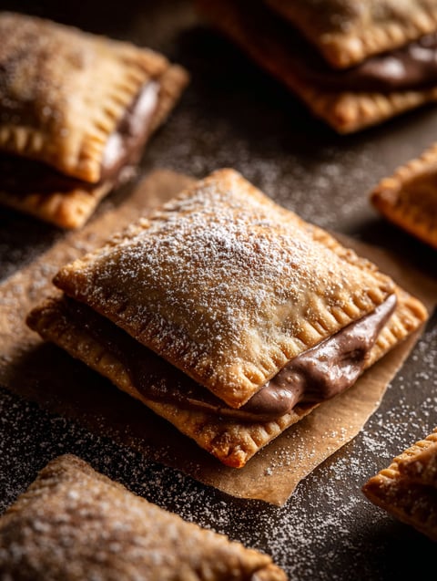 Kekse mit braunem Zucker und Pop Tart